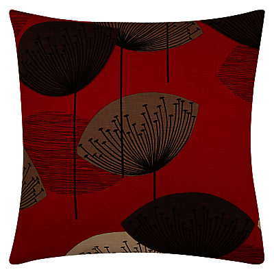 Sanderson Dandelion Clocks Cushion Red